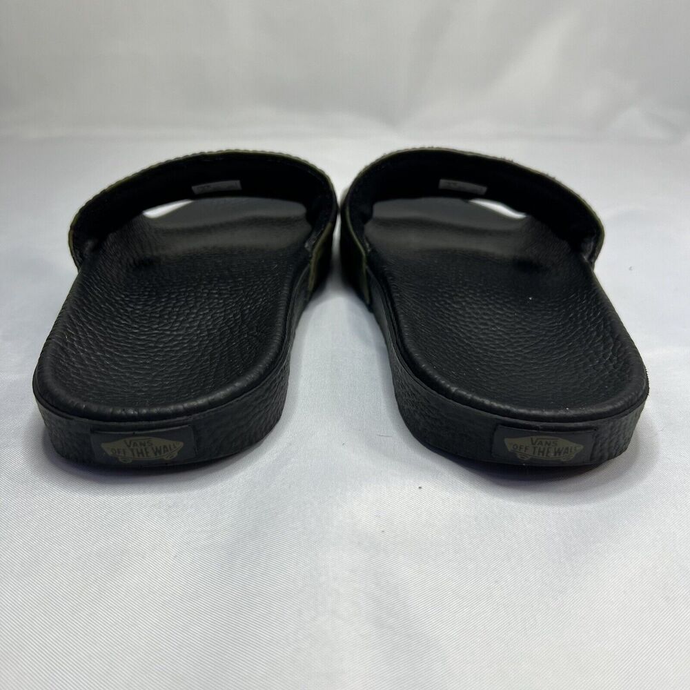 Vans Men's Camo Slides Slip-On Sandals Black Green Brown Size 7 - Picture 7 of 9